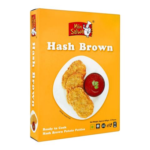 Mon Salwa Hash Brown Potato Patties 600gm 8`s
