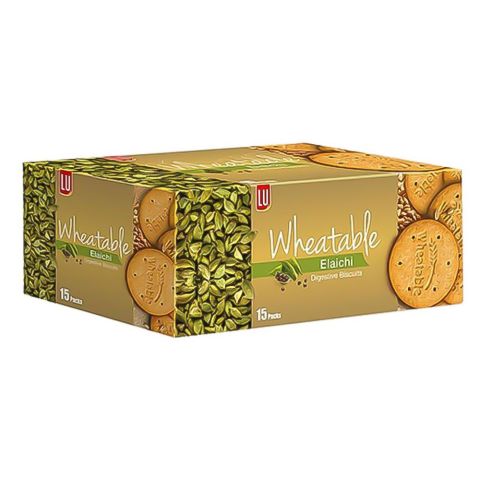 LU Wheatable Cardamom Biscuits, 15-Pack, Half Roll Box