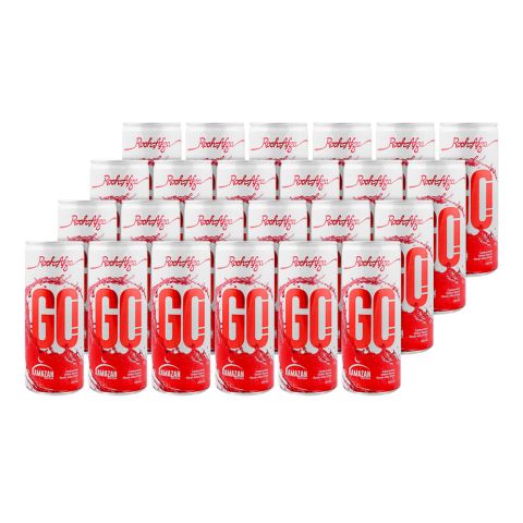 Rooh Afza GO Drink Can, 250ml Each, 24-Pack