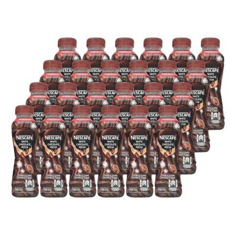 Nescafe White Chocolate Mocha Coffee Drink, 220ml Each, 24-Pack