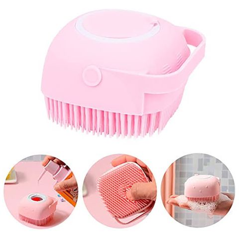 Silicone Massage Bath Brush, Assorted Colors, 1 Piece